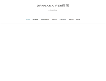 Tablet Screenshot of draganaperisic.com